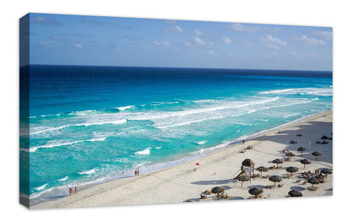 Cuadro Canvas Decorativos Cancún Playa Fotografía