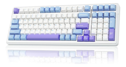 Teclado Mecánico Inalámbrico Aula F99 Bluetooth 5.0/2.4ghz