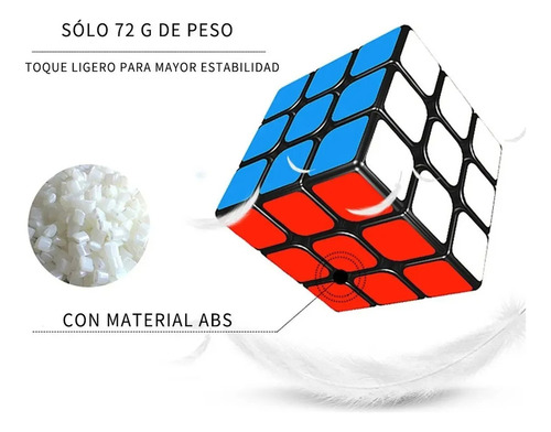 . Cubo 3x3 Profesional Fibra De Carbono Speed Cube