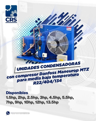 Unidad Condensadora 2hp Danfoss Conservación Congelación