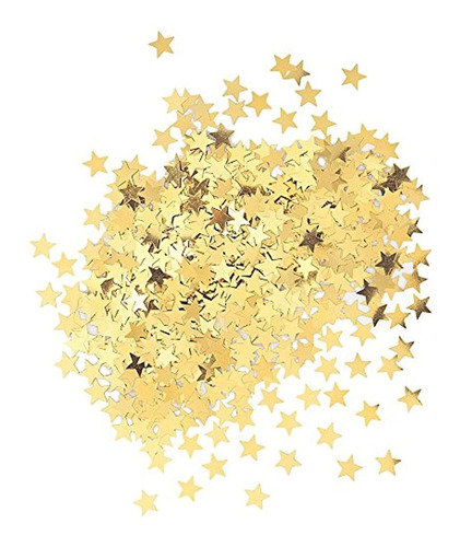 Confeti Metálico Estrella, Oro