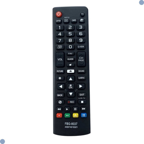 Controle Compatível Tv LG 28mt49s - 32lj594u - 32lj600u