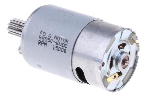 A A Motor De La Caja De Cambios 6v 550 10 Dientes 10mm