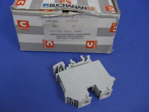 Buchanan Terminal Block Bc 25/35 - Lot Of 12 Ssh