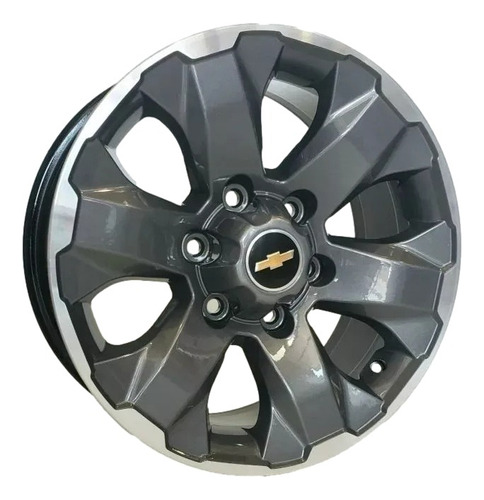 Rodas S10 Chevrolet Aro 16 High Country Aro 16 (jogo) Cor Grafite Diamantado S30