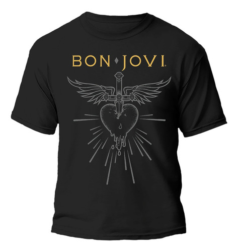 Remera Bon Jovi Diseños 100% Algodón