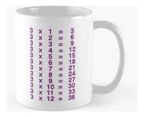 Comprar Taza X4 Tabla 3 X Tabla Tres Multiplicar Aprender Tablas De 