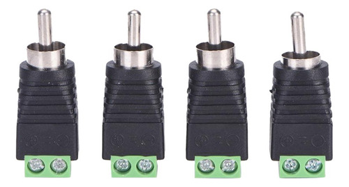 4 Piezas Cable De Bocina A De Sonido Conector Adaptador