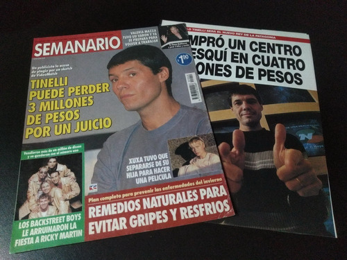 Marcelo Tinelli * Tapa Y Nota Revista Semanario 1040 * 1999