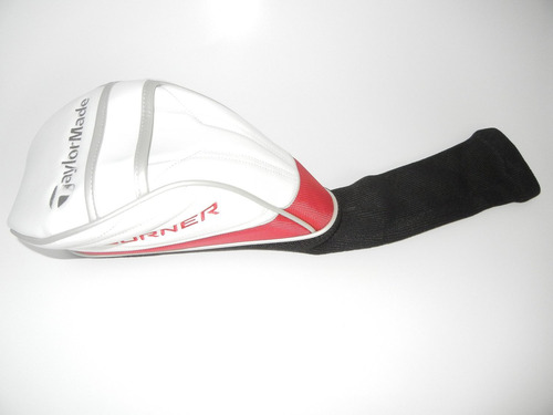 1 X Nuevo Taylormade Aeroburner Driver Headcover,blanco/rojo