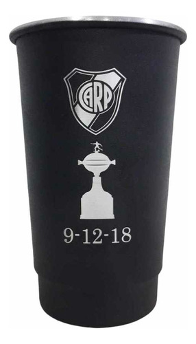 Vasos Aluminio River 1lts Pintado Fernetero Cervecero Logos