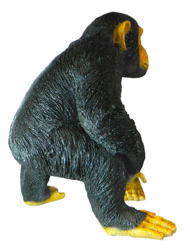 Simio Chimpance Chango Cesar Artesania De Resina 46x45cms