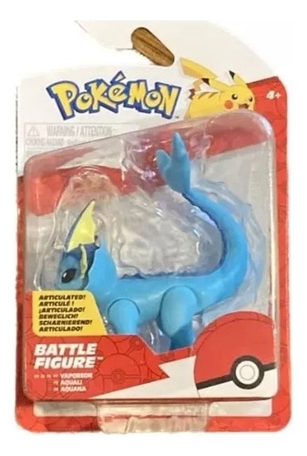 Vaporeon 7cm Pokemon Jazwares