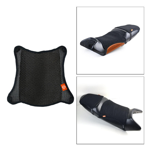 Para Asiento De Motocicleta A Prueba De Sol Fresco Doble