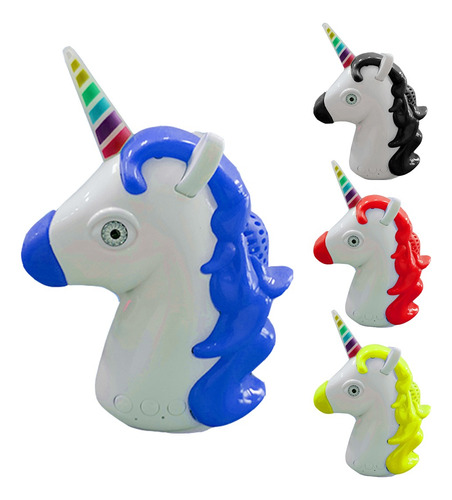 Parlante Portatil Unicornio Con Luces