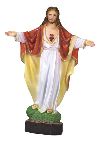 Figuras De Resina De Jesús, Figurita De Artesanal Pintada A