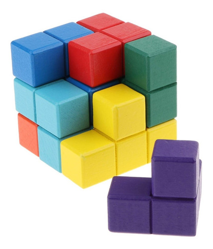 Cubo Rubik Soma Puzzle Colores Rompecabezas Tridimensional