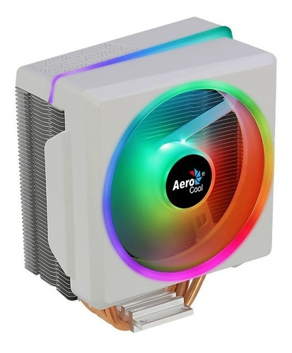 Imagen 1 de 10 de Cooler Cpu Aerocool Cylon 4f Argb White Intel Amd