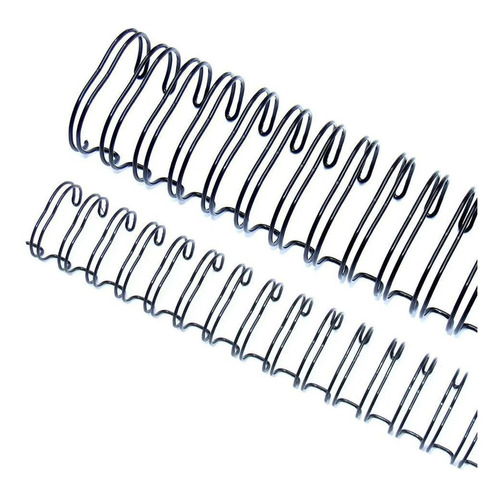 Caixa Espiral Garra Duplo Anel Wire-o 3x1 A4 1/2 100 Fls