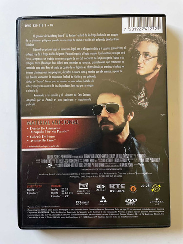 Atrapado Por Su Pasado (carlito's Way), De Brian De Palma (Usado)