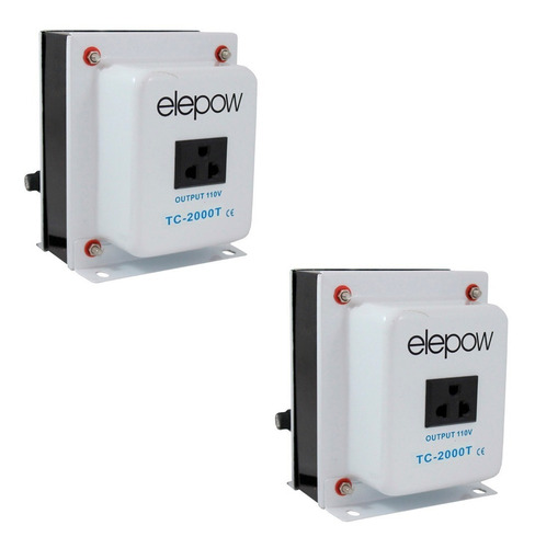 2 Transformadores Corriente De 220v A 110v De 2000 Watts