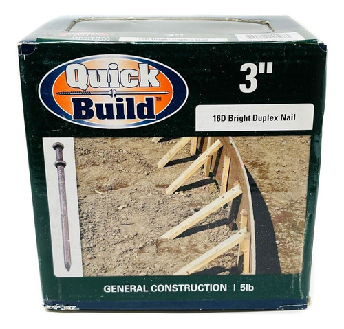 Quick Build 16dp5lb General Construction Duplex Nail 16d Eeh