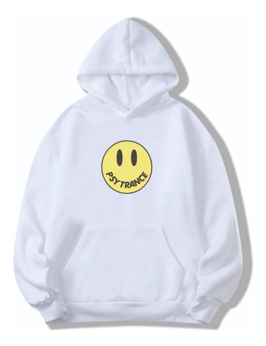 Buzo Psytrance Smiley Canguro Unisex