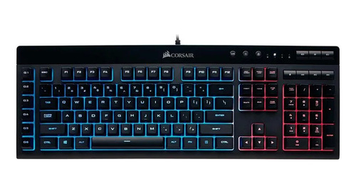 Teclado Corsair K55 Rgb Multicolor Led