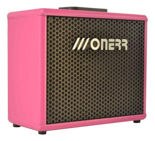Caixa Amplificada Onerr Bruck30 Para Bateria Eletrônica e Cajon Cor Rosa Pink