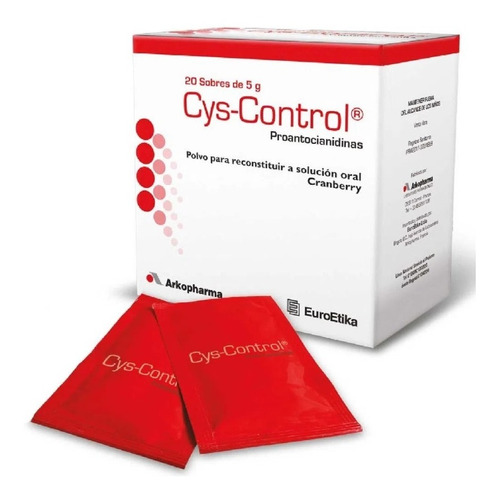 Cys Control 5 Gr X 20 Sobres - mL a $7479