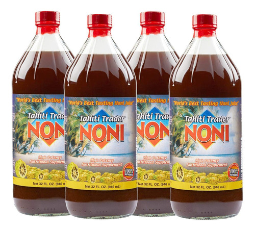 Tahiti Trader Jugo De Noni Original De Alta Potencia, Jugo D