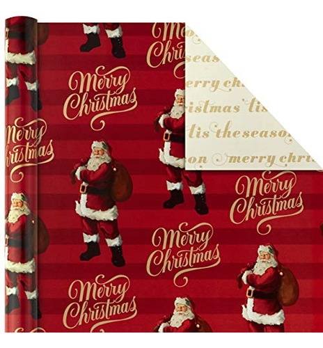 Sello Distintivo Papel Navidad Reversible Cuadro 3 Unidade