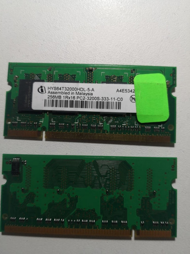 Memoria Sodimm 128mb Pc2100s Ddr 266mhz - Hynix