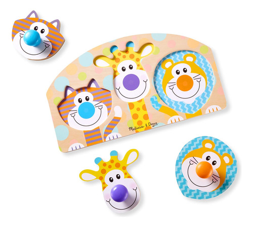 Melissa & Doug First Play Rompecabezas De Animales De Safari