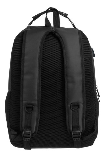 Imagen 3 de 6 de Mochila Porta Notebook Travel Blue + Power Bank 2600 Mah T
