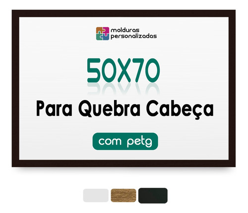 Moldura Quebra Cabeça Grow Puzzle 1000 Pcs 50 X 70 C/ Petg