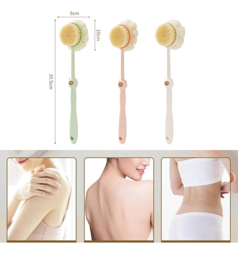 Cepillo Corporal De Ducha Con Cerdas Suaves Para Masaje Del