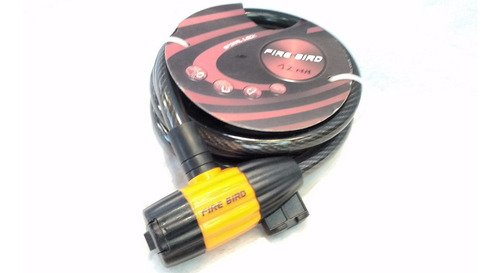 Linga Candado De Seguridad P/ Bicicleta Fire Bird 12mm