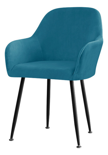 Funda Silla Terciopelo Elástico-comedor Sillón Brazos Altos