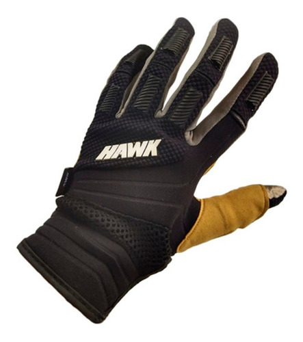 Imagen 2 de 8 de Guantes Moto Hawk Fit Tactil Protecciones Devotobikes