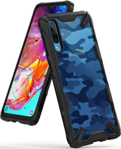 Funda Case Ringke Fusion X Design Samsung Galaxy A70 Bumper