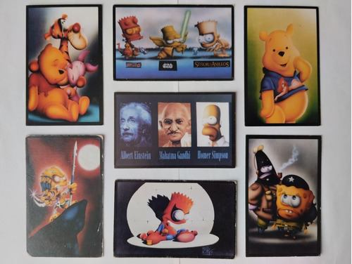 Tarjetas Coleccionables Simpsons (parodias) | Lote De 15