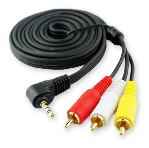 Httx 3.5mm Macho Audio Stereo Jack A 3 Rca Hembra Av Camcor