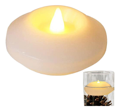 Velas Flutuantes - Vela De Água Com Luz Branca Quente,