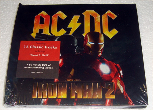 Ac Dc Iron Man 2 Cd + Dvd Sellado / Kktus