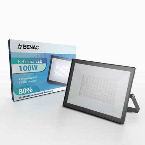 Reflector Led 100w Blanco Frio Hipower Exterior Multiled Smd