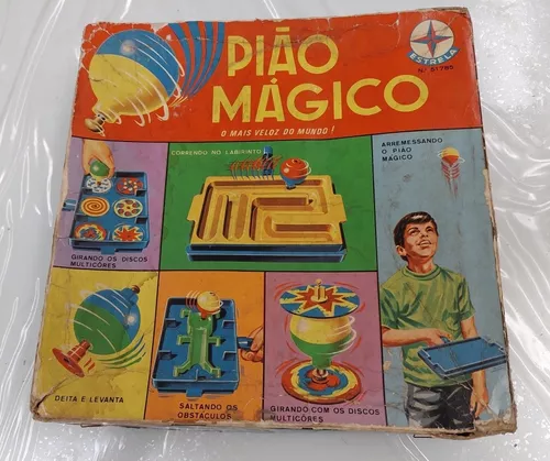 Brinquedo - Peão Mágico , marca Estrela , completo , ac