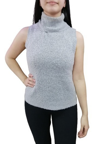 Suéter / Chaleco Cuello Redondo  Mujer Talla S- M Cod0145