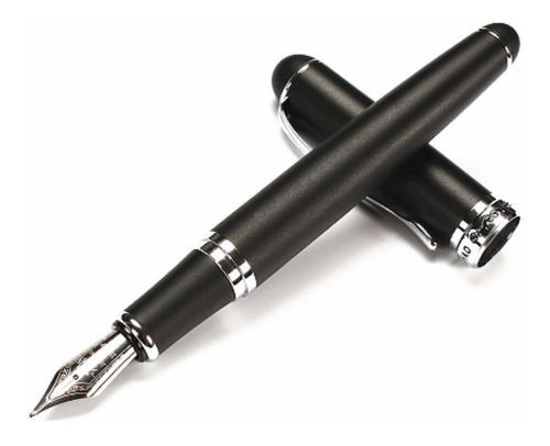 Pluma Fuente Marca Jinhao Modelo X750 Color Negro Mate