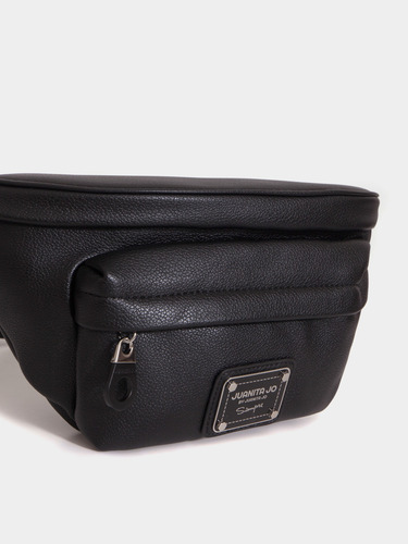 Riñonera Mercedes Grande Bandolera Tote Bag Juanita Jo Mujer Negro Lisa